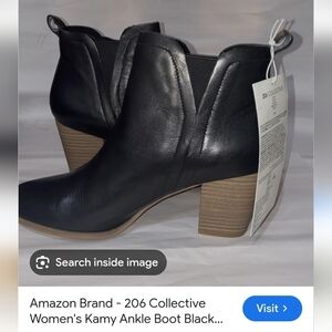 206 Collective Women's Ankle Boot Black and Tan